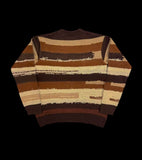 JV “COFFEE BEAN” KNIT SWEATER W/ APPLIQUÉ EMBROIDERY (LIMITED)